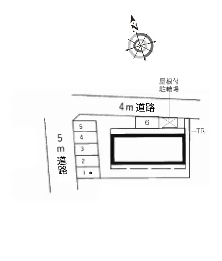 ★手数料０円★岡山市中区中井　月極駐車場（LP）